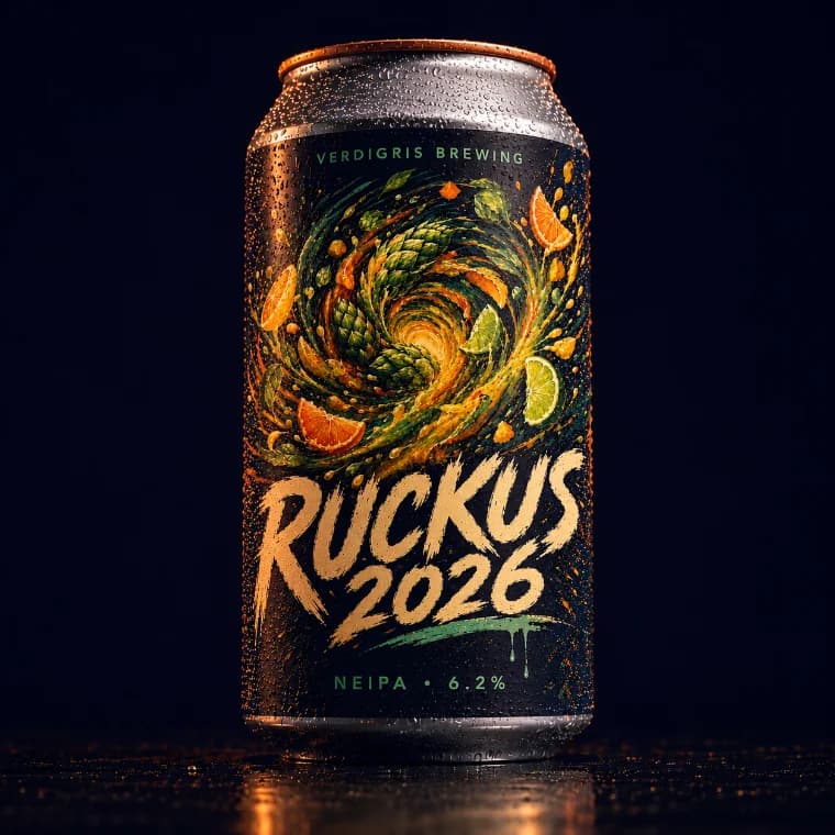 Ruckus 2026 — Verdigris Brewing, NEIPA